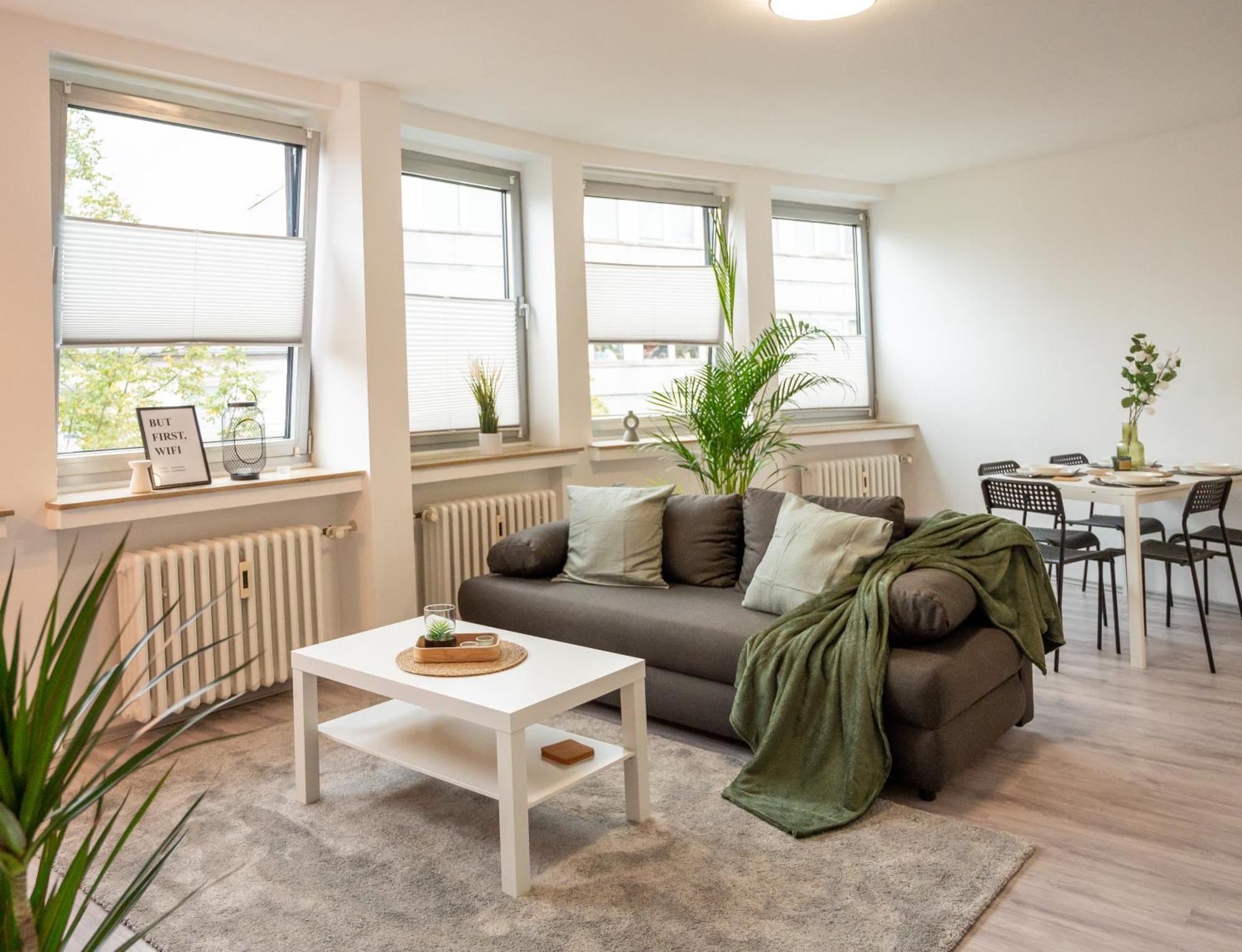 Stilvolles Apartment Im Essener Stadtkern Eksteriør bilde